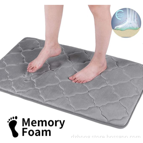 Memory Foam Bath Mat Non Slip Backing